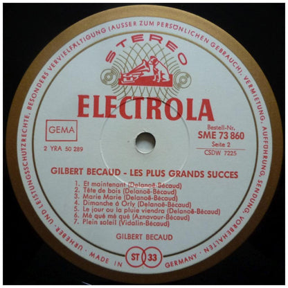 GILBERT BECAUD - LES PLUS GRANDS SUCCES | VINILO USADO