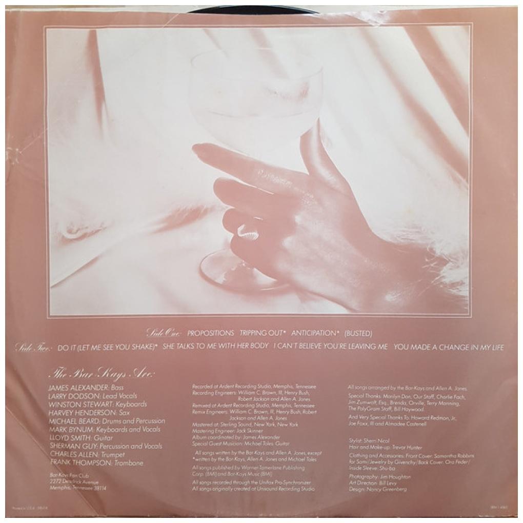 BAR-KAYS - PROPOSITIONS | 7" SINGLE USADO