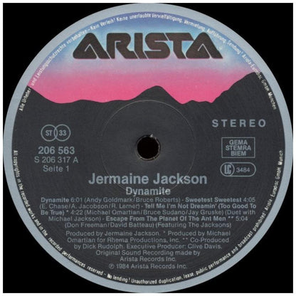 JERMAINE JACKSON - DYNAMITE | VINILO USADO