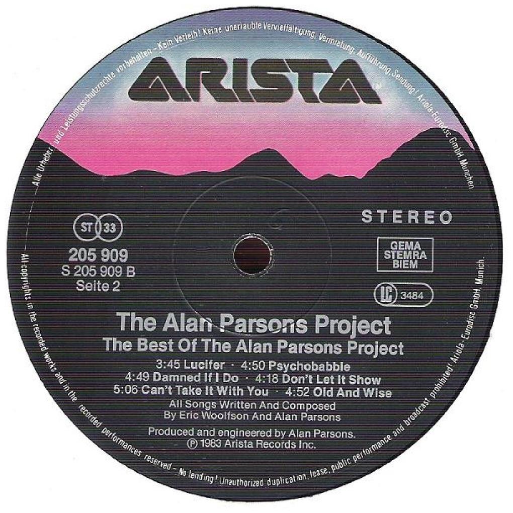 ALAN PARSONS PROJECT - THE BEST OF | VINILO USADO
