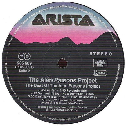 ALAN PARSONS PROJECT - THE BEST OF | VINILO USADO