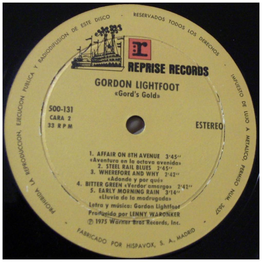 GORDON LIGHTFOOT - GORDON'S GOLD (2LP) | VINILO USADO