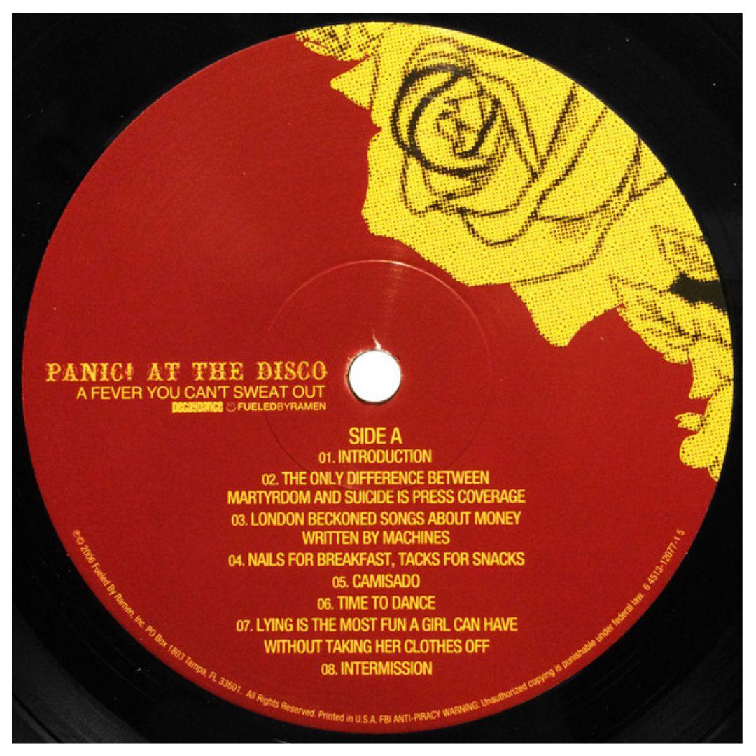 PANIC AT THE DISCO -  A FEVER YOU CAN T SWEAT OUT | VINILO