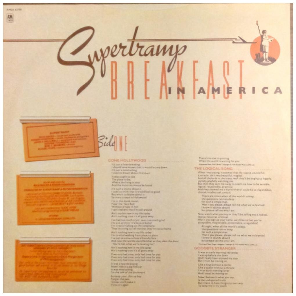 SUPERTRAMP - BREAKFAST IN AMERICA | VINILO USADO