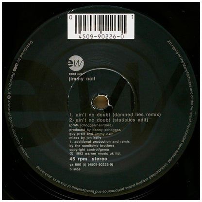 JIMMY NAIL - AIN'T NO DOUBT | 12" MAXI SINGLE VINILO USADO