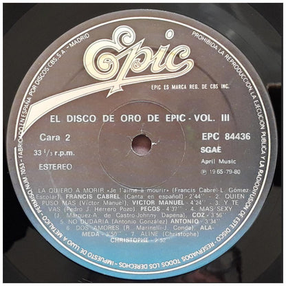 EPIC 3 - EL DISCO DE ORO | VINILO USADO