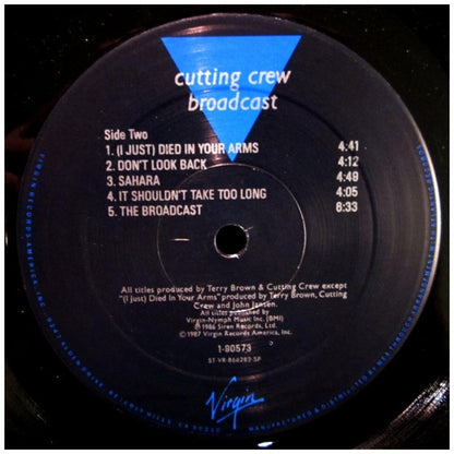 CUTTING CREW - BROADCAST | VINILO USADO