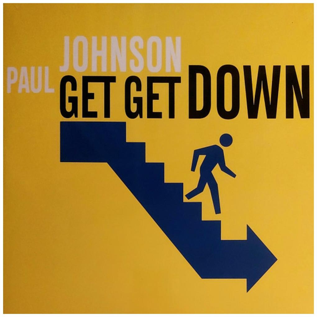 PAUL JHONSON - GET GET DOWN (BLUE ELECTIC MARBLED VINYL) | 12'' MAXI SINGLE