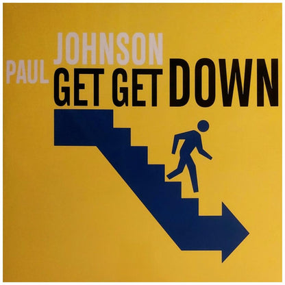 PAUL JHONSON - GET GET DOWN (BLUE ELECTIC MARBLED VINYL) | 12'' MAXI SINGLE