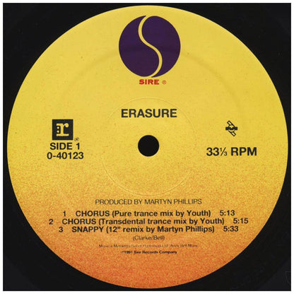 ERASURE - CHORUS | 12'' MAXI SINGLE USADO