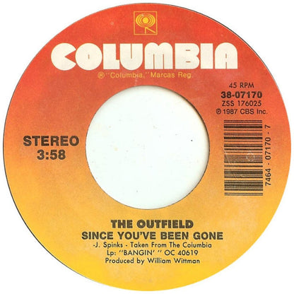 OUTFIELD - SINCE YOU'VE BEEN GONE | 7" SINGLE USADO