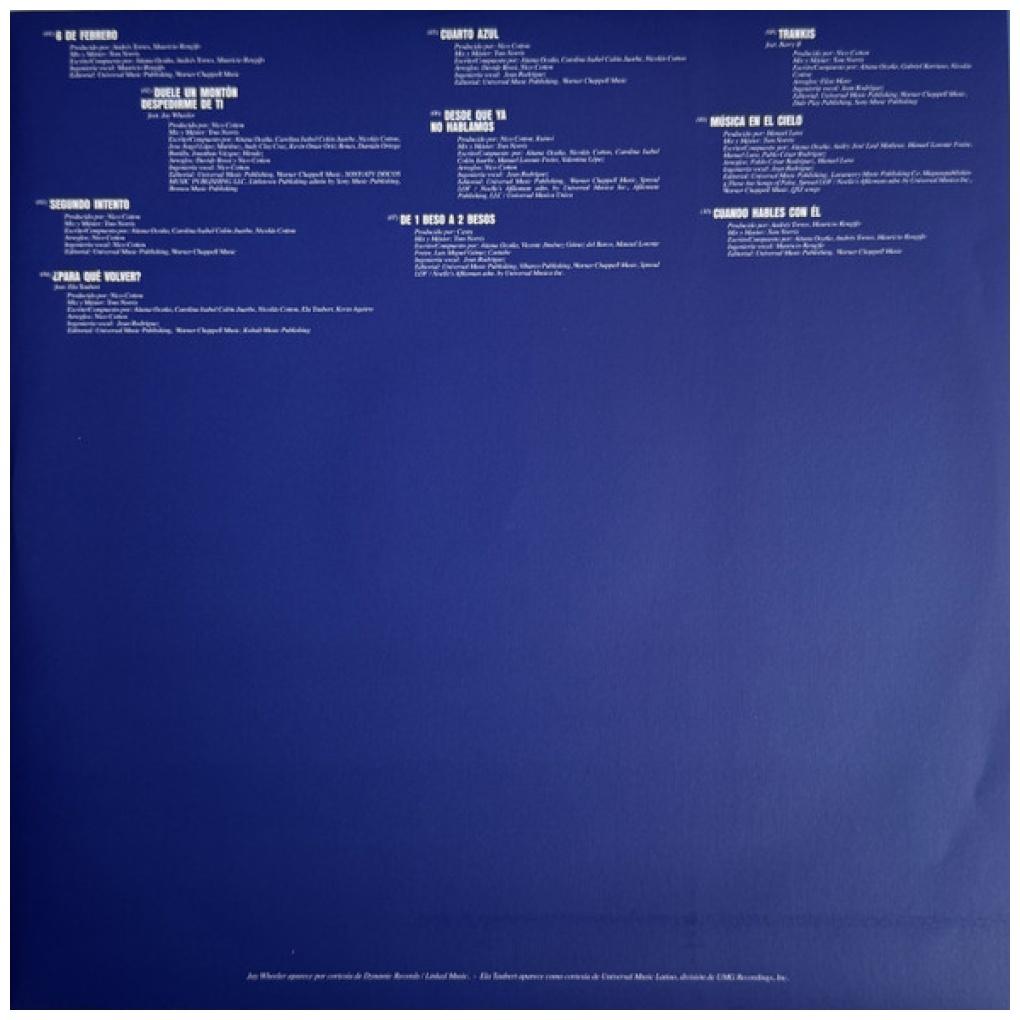 AITANA - CUARTO AZUL (BLUE VINYL)) | VINILO