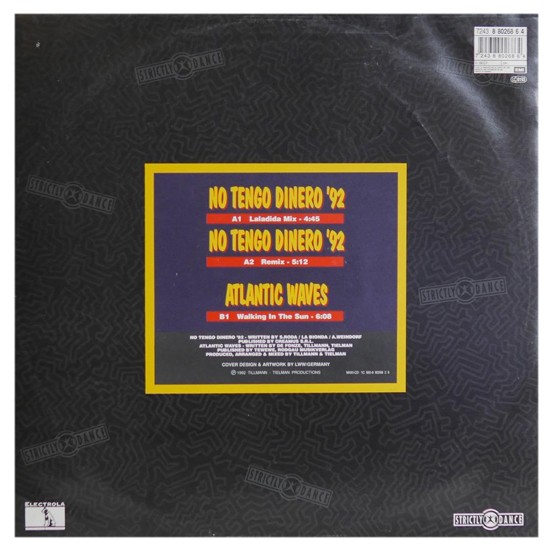 TNT PARTY ZONE - NO TENGO DINERO - THE REMIX | 12" MAXI SINGLE USADO