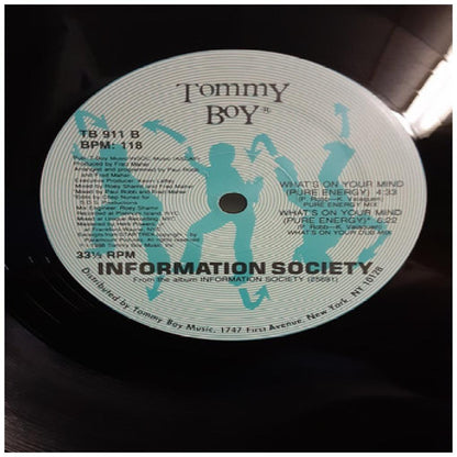 INFORMATION SOCIETY - WHAT'S ON YOUR MIND | 12'' MAXI SINGLE USADO