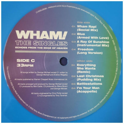 WHAM - THE ECHOES FROM THE EDGE OF HEAVEN: THE SINGLES (BLUE VINYL) | VINILO