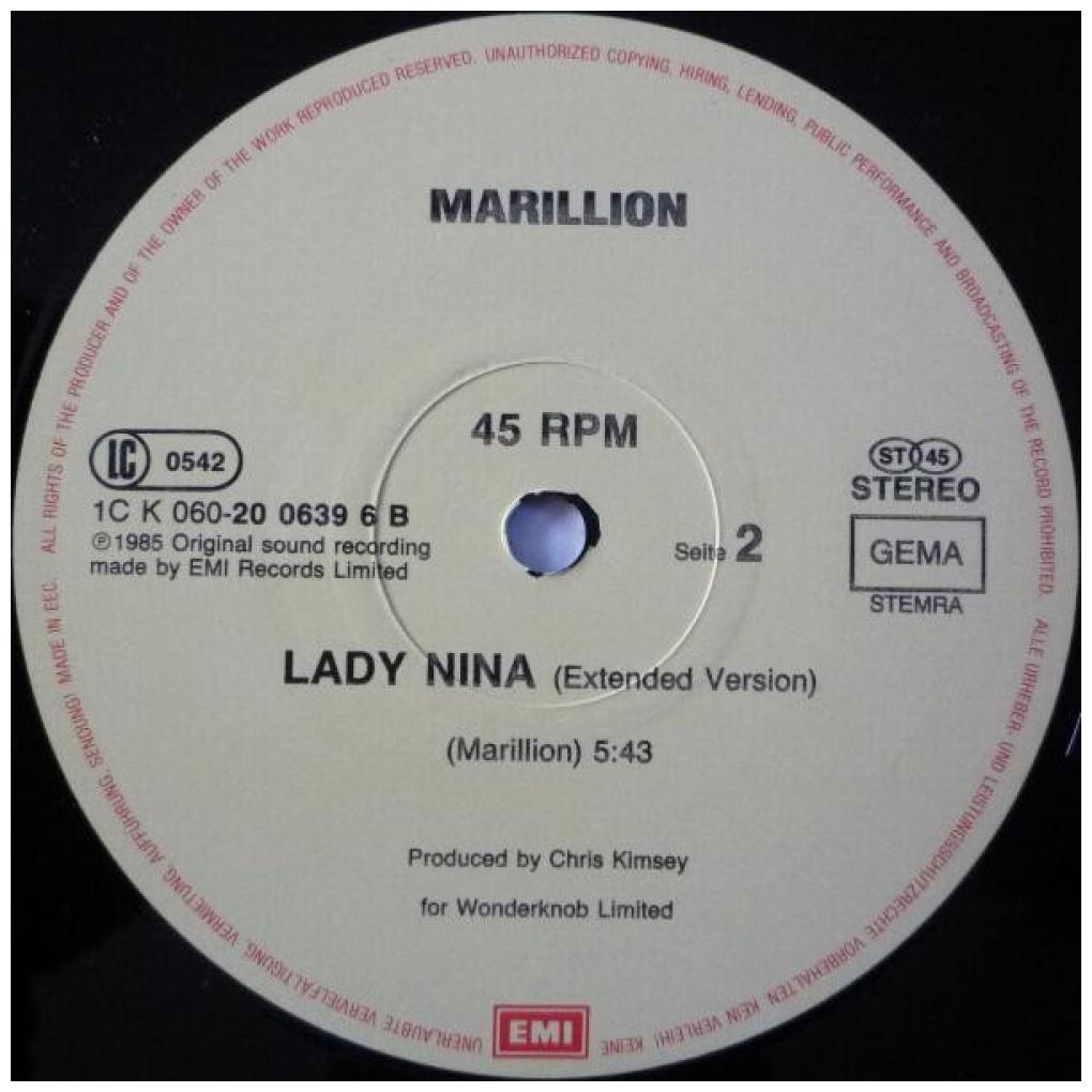 MARILLION - KEYLEIGH | 12'' MAXI SINGLE USADO