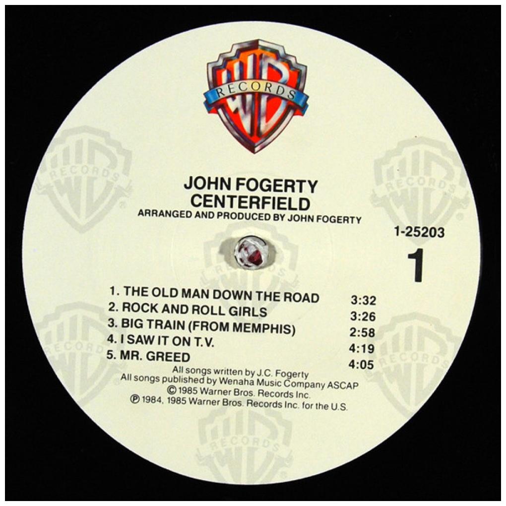 JOHN FOGERTY - CENTERFIELD | VINILO USADO