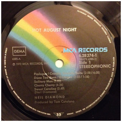 NEIL DIAMOND - HOT AUGUST NIGHT (2LP) | VINILO USADO