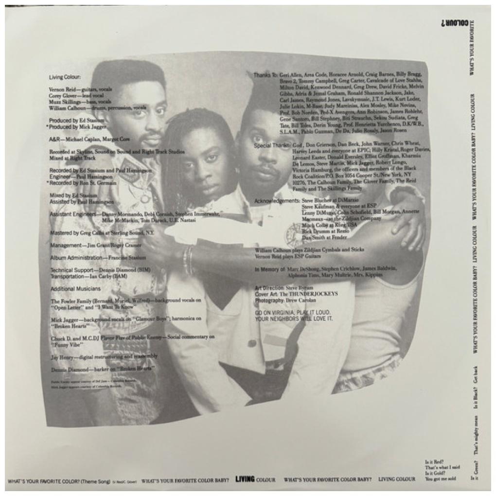 LIVING COLOUR - VIVID | VINILO