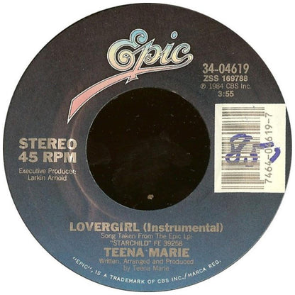 TEENA MARIE - LOVERGIRL | 7" SINGLE USADO