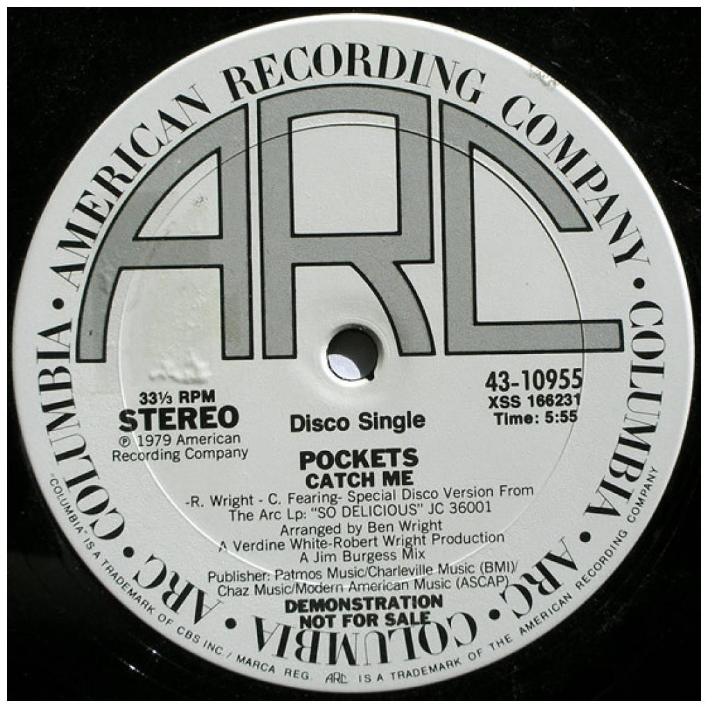 POCKETS - CATCH ME (PROMO COPY) | 12'' MAXI SINGLE USADO