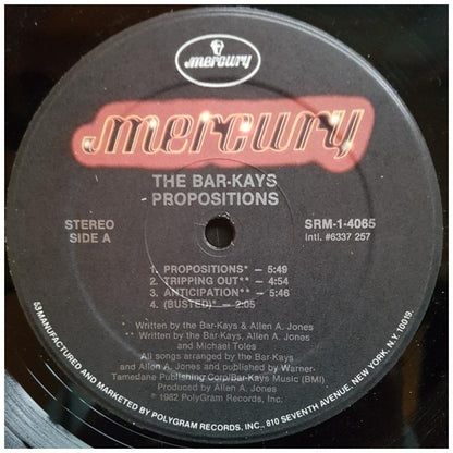 BAR-KAYS - PROPOSITIONS | 7" SINGLE USADO