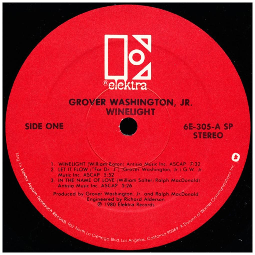 GROVER WASHINGTON, JR - WINELIGHT (VDE-NUEVO/SELLADO) | VINILO USADO