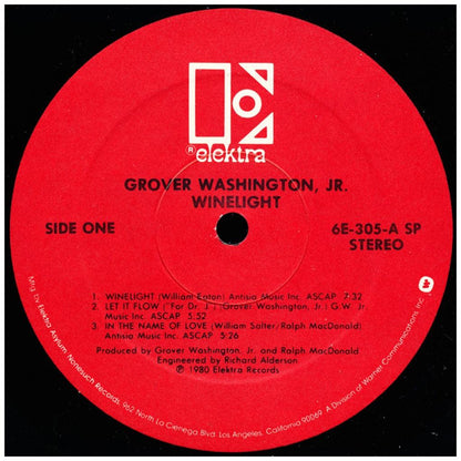 GROVER WASHINGTON, JR - WINELIGHT (VDE-NUEVO/SELLADO) | VINILO USADO