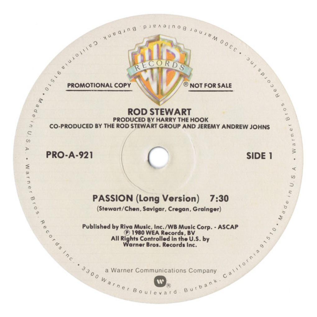 ROD STEWARD - PASSION (PROMO COPY) | 12'' MAXI SINGLE USADO