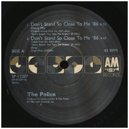 POLICE - DON'T STAND SO CLOSE TO ME '86 (VDE-NUEVO/SELLADO) | 12'' MAXI SINGLE USADO