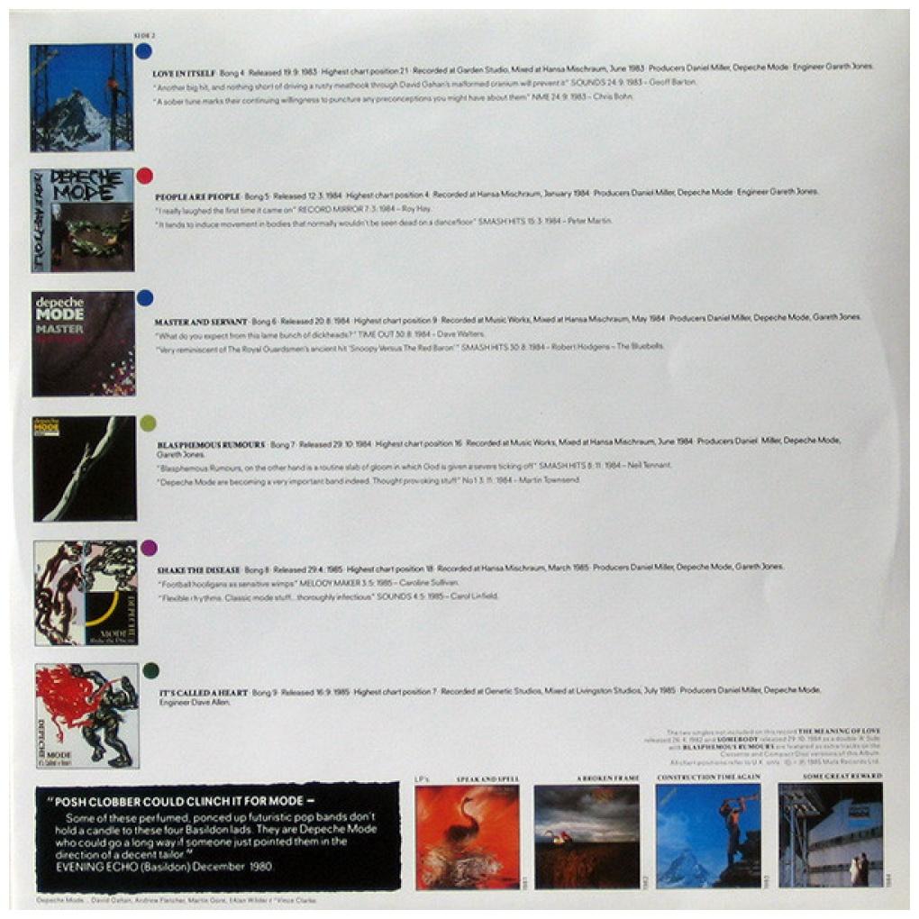 DEPECHE MODE - THE SINGLES | VINILO