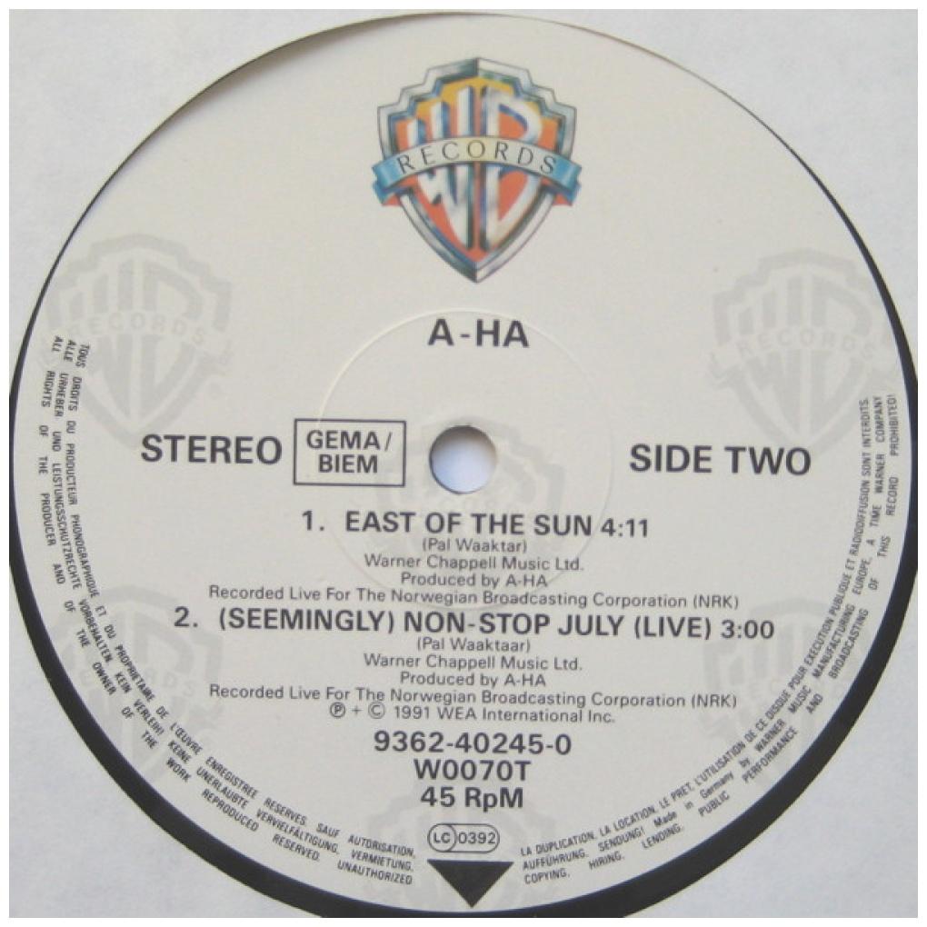 A-HA - MOVE TO MEMPHIS | 12'' MAXI SINGLE USADO