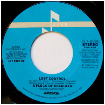 A FLOCK OF SEAGULS - THE MORE YOU LIVE, THE MORE YOU LOVE | 7" SINGLE USADO