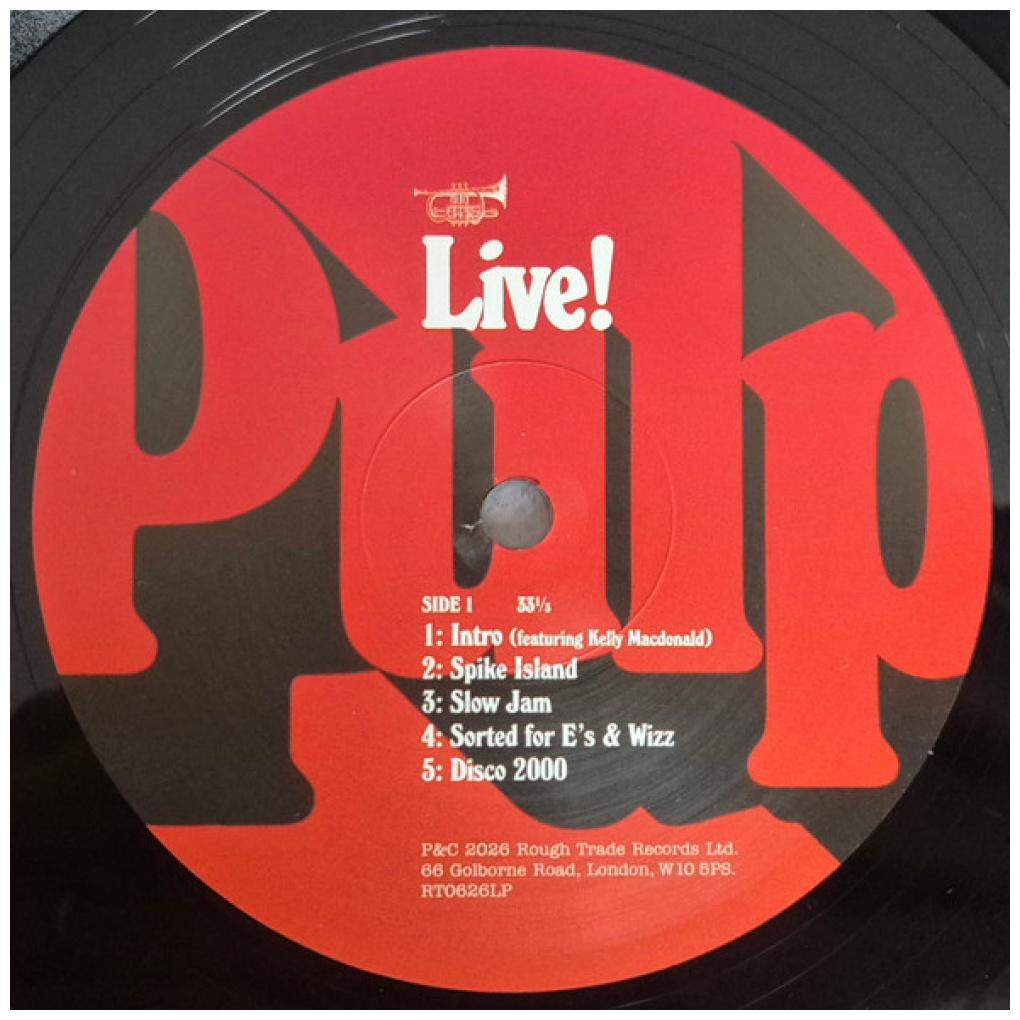 PULP - LIVE! (The O2 in London on 13 June 2025) (2LP) | VINILO