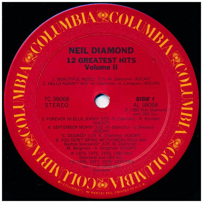 NEIL DIAMOND - 12 GREATEST HITS VOL.II | VINILO USADO