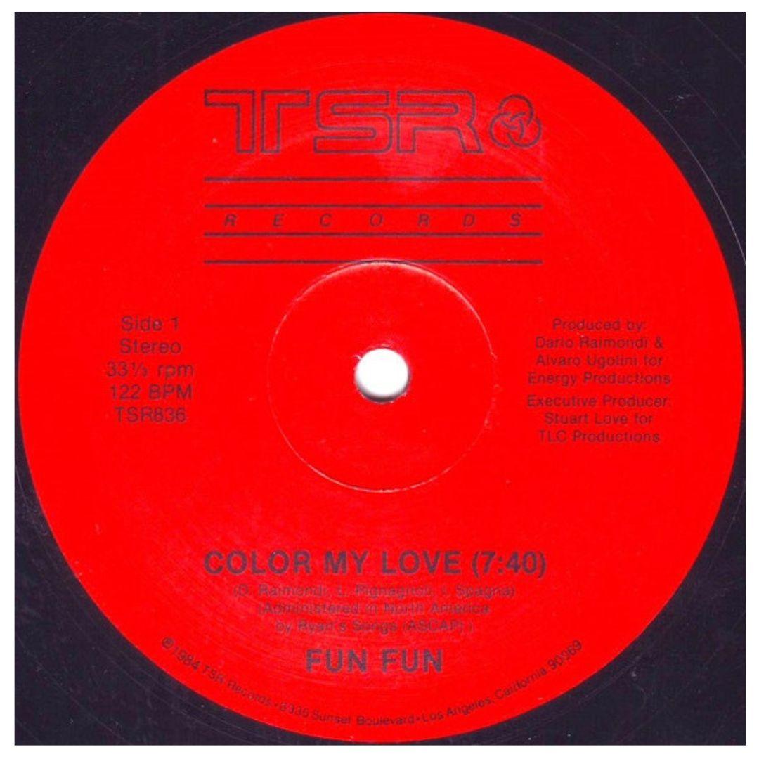 FUN FUN - COLOR MY LOVE | 12" MAXI SINGLE VINILO