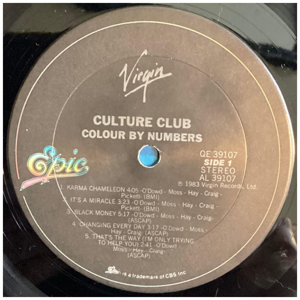 CULTURE CLUB - COLOUR BY NUMBERS | VINILO USADO