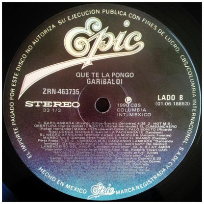 GARIBALDI - QUE TE LA PONGO | VINILO USADO