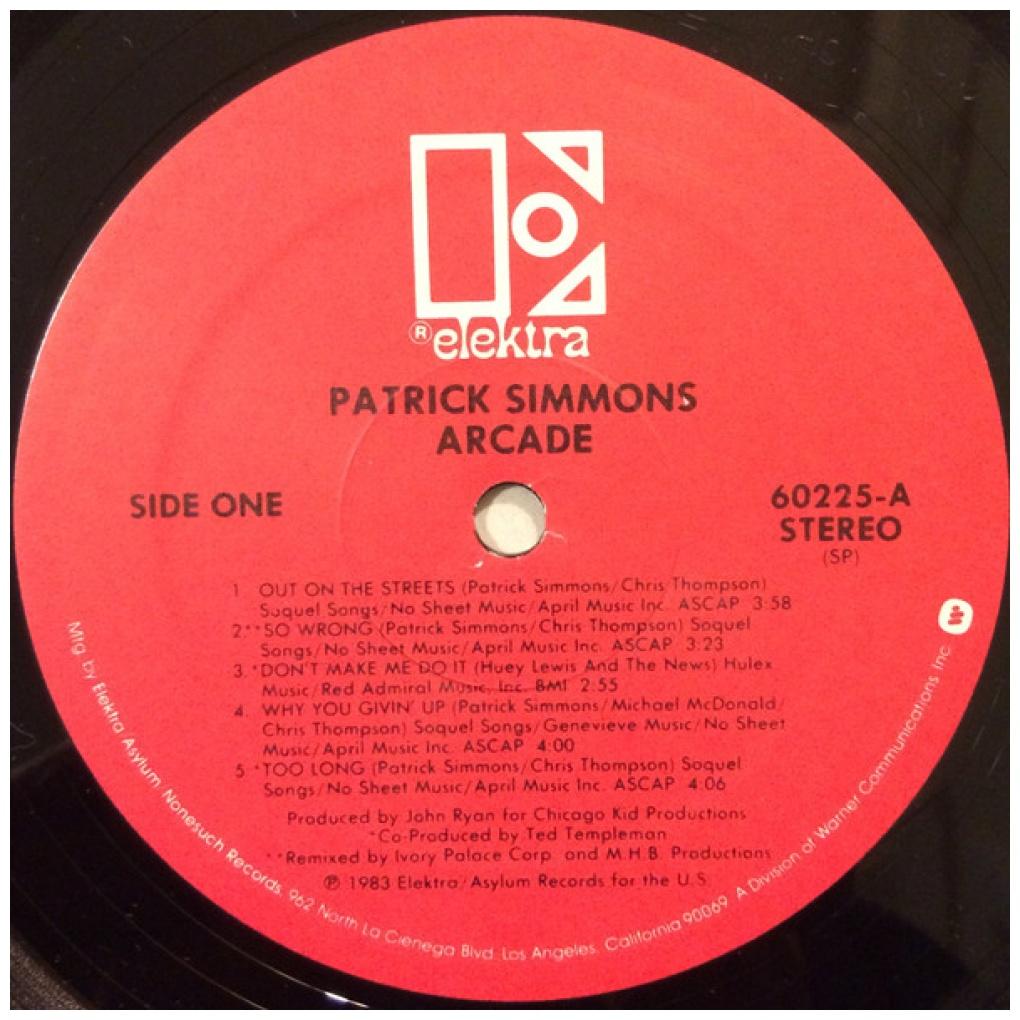 PATRICK SIMMONS - ARCADE | VINILO USADO