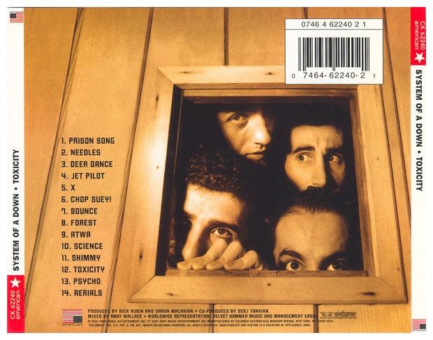 SYSTEM OF A DOWN - TOXICITY | CD