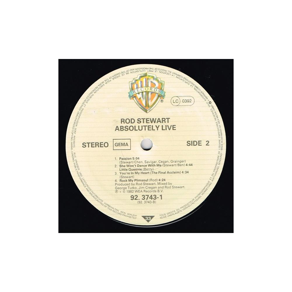 ROD STEWART - ABSOLUTELY LIVE (2LP) | VINILO USADO