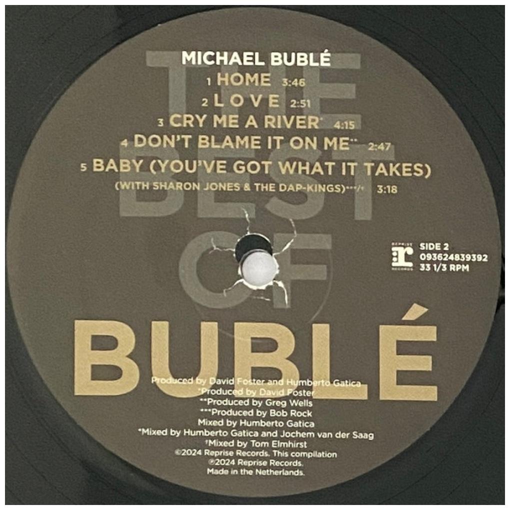 MICHAEL BUBLE - BEST OF BUBLE (2LP) | VINILO