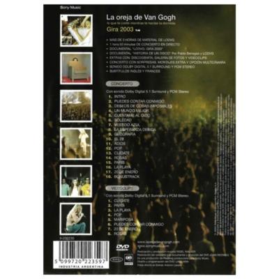 LA OREJA DE VAN GOGH - GIRA 2003 | DVD
