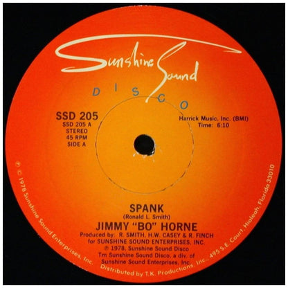 JIMMY "BO" HORNE - SPANK | 12'' MAXI SINGLE USADO