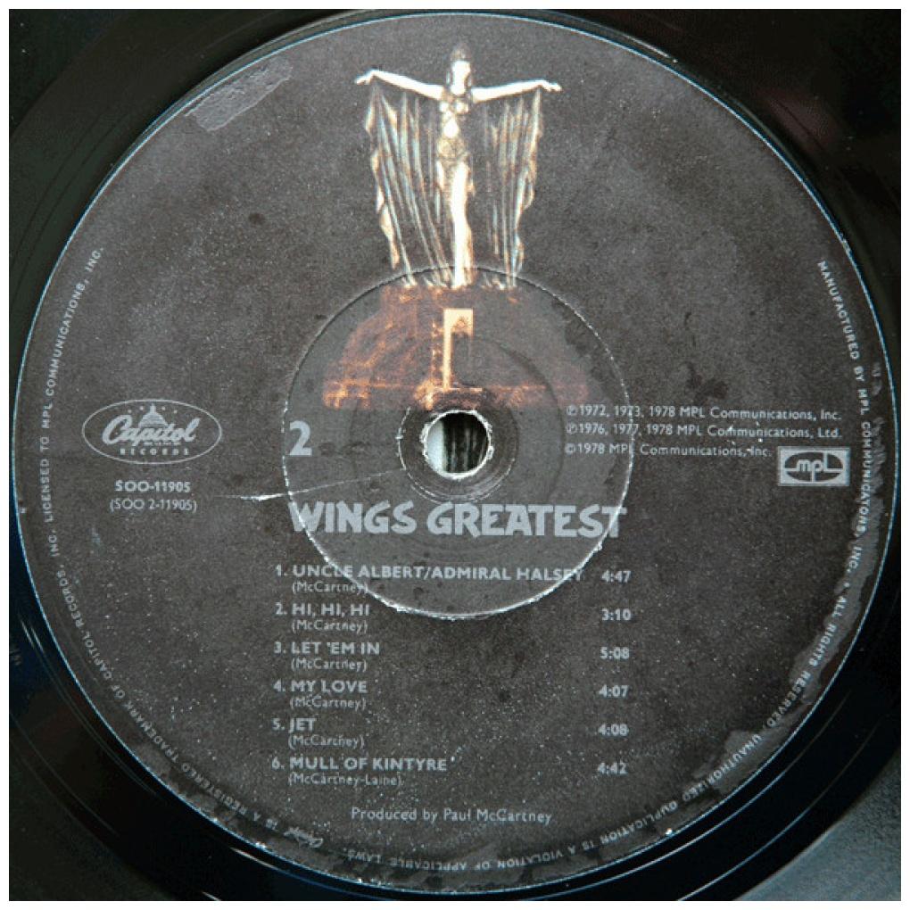 PAUL MCCARTNEY & WINGS - WINGS GREATEST | VINILO USADO