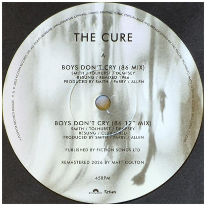THE CURE - BOYS DON'T CRY (86 MIX) (MADE IN GERMANY) | 12'' MAXI SINGLE USADO