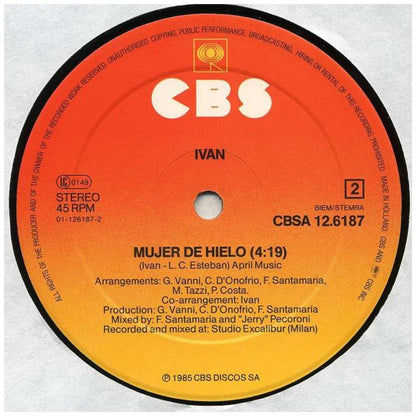 IVAN - BAILA | 12'' MAXI SINGLE USADO