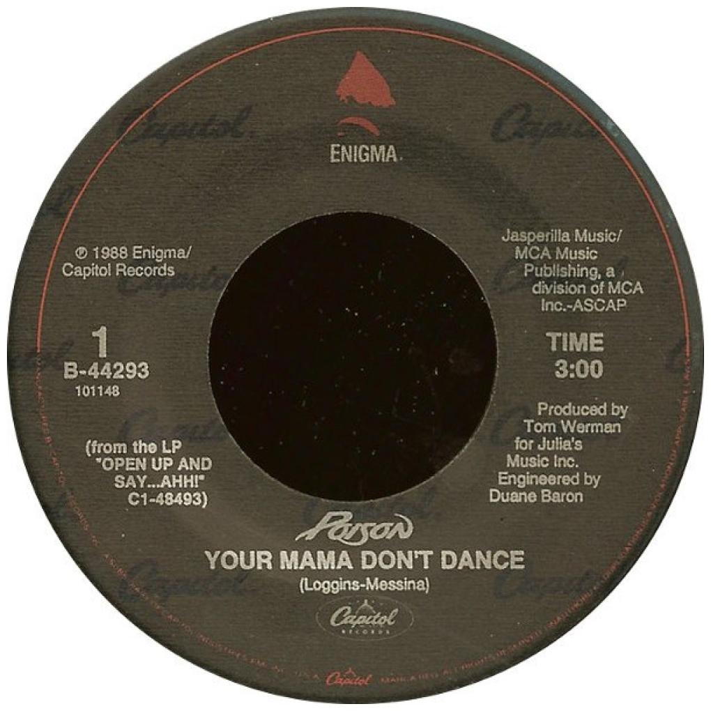 POISON - YOUR MAMA DON'T DANCE | 7" SINGLE USADO