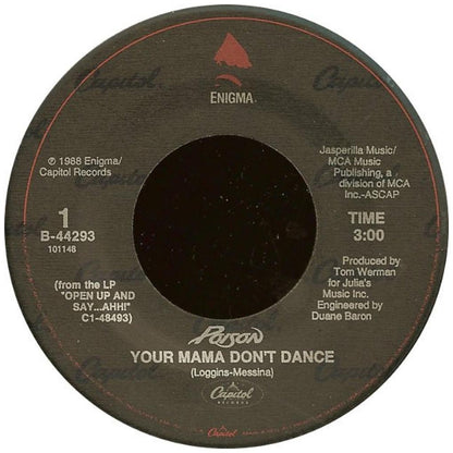 POISON - YOUR MAMA DON'T DANCE | 7" SINGLE USADO