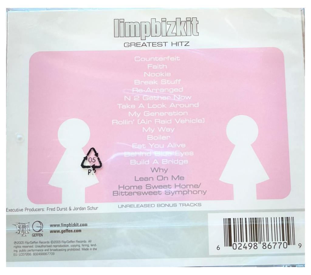 LIMPBIZKIT - GREATEST HITZ | CD